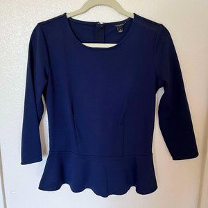 Ann Taylor Peplum Dress Top
